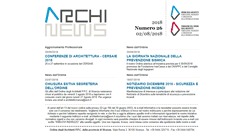 Desktop Screenshot of newsletter.ordinearchitetti.vi.it