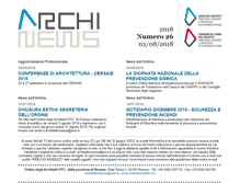 Tablet Screenshot of newsletter.ordinearchitetti.vi.it